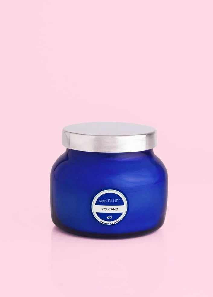 Volcano Blue Signature Candle Home Capri Blue   