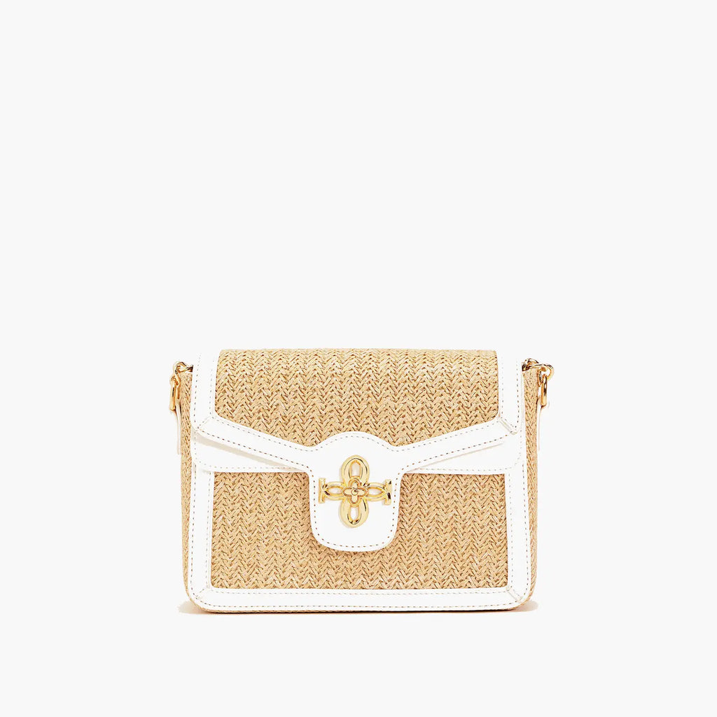 Soya Vegan Straw Crossbody Purse Purse Faire   