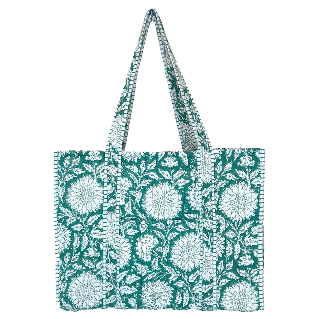 The Poppy Quilted Bag Accessory Peacocks & Pearls Lexington