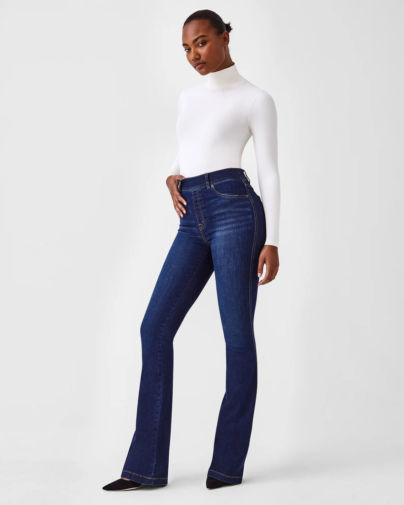 Flare Jeans Midnight Shade Clothing Spanx   