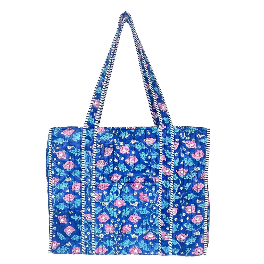 The Poppy Quilted Bag Accessory Peacocks & Pearls Lexington
