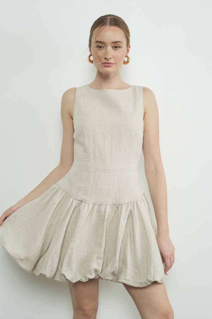 Natural Bubble Dress Clothing Peacocks & Pearls Lexington