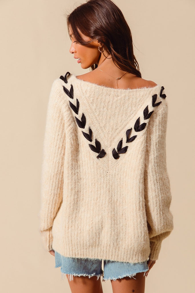 The Twist & Tie Sweater Clothing Peacocks & Pearls Lexington