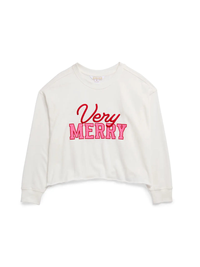 Very Merry Sweatshirt Clothing Peacocks & Pearls Lexington