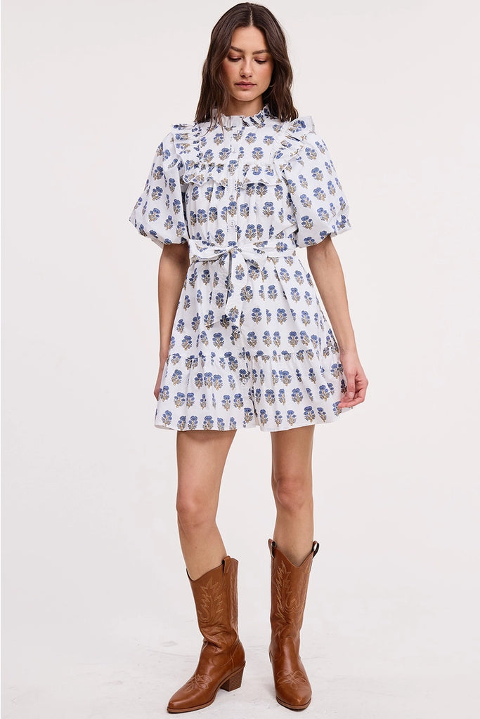 Morning Bloom Short Dress Clothing Peacocks & Pearls Lexington