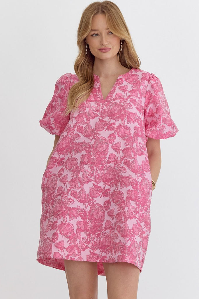 Struttin' Jacquard Dress Clothing Peacocks & Pearls Lexington   