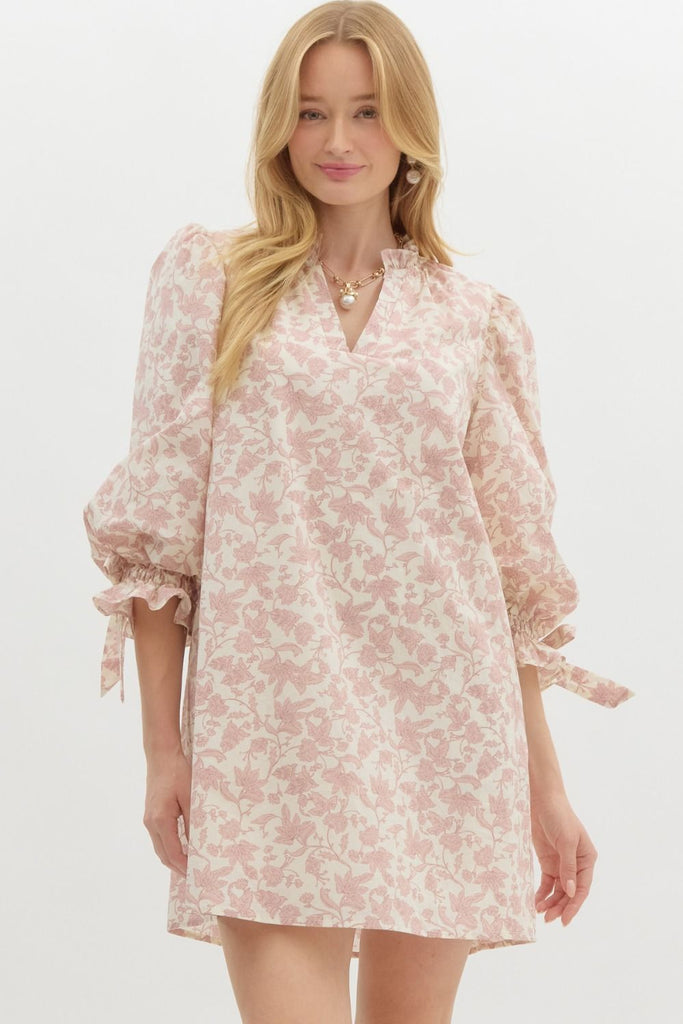 Blooming Delight Dress Clothing Peacocks & Pearls Lexington Pink S