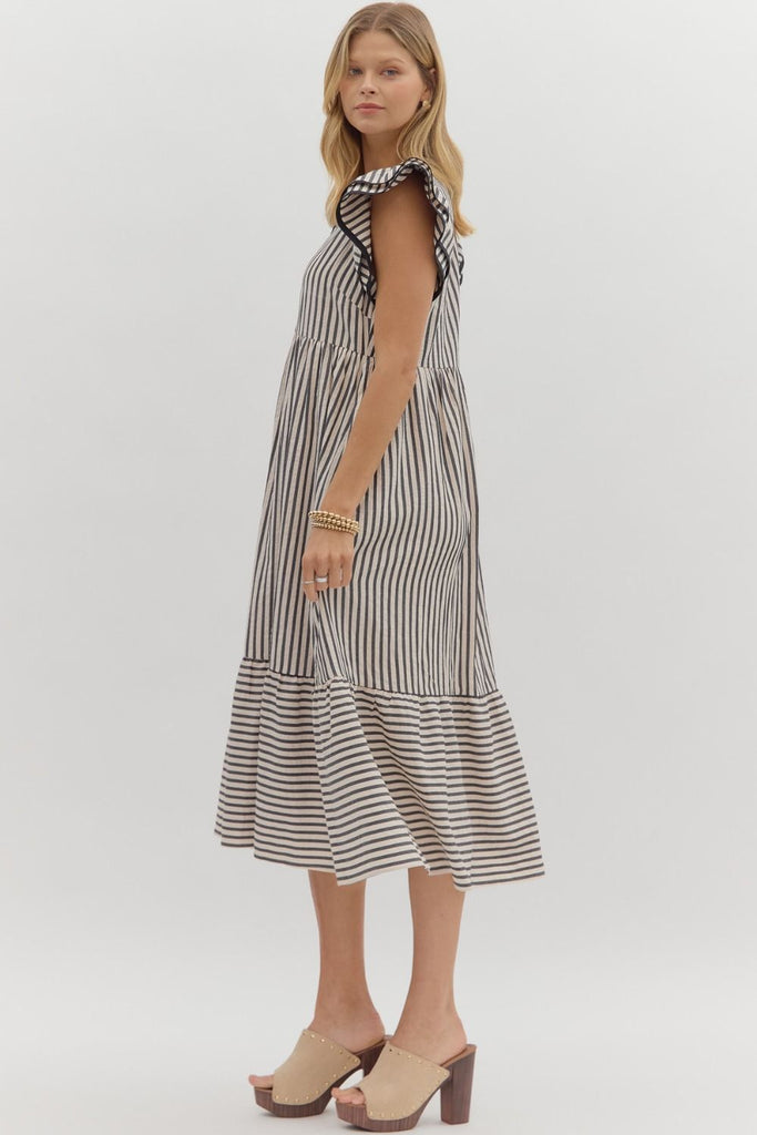 The Metro Midi Dress Clothing Peacocks & Pearls Lexington