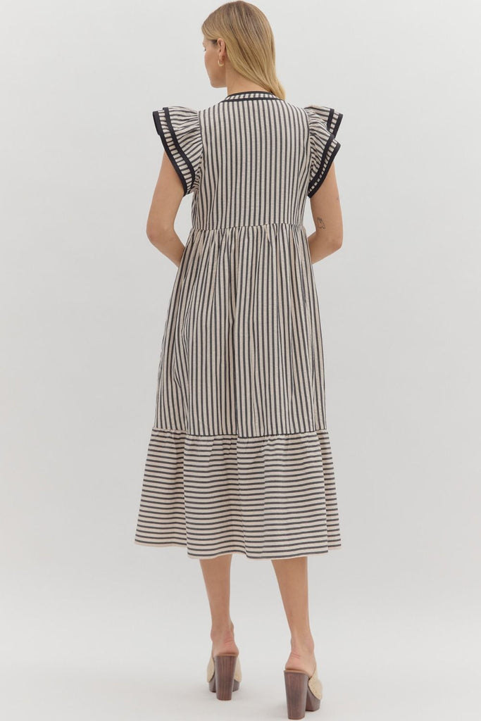 The Metro Midi Dress Clothing Peacocks & Pearls Lexington