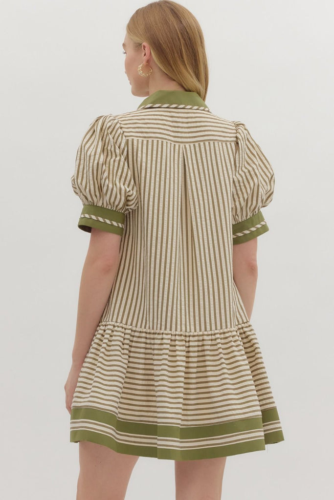 The Harvest Stripes Dress Clothing Peacocks & Pearls Lexington