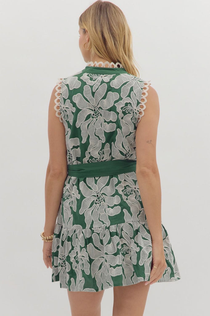 Hidden Grove Short Dress Clothing Peacocks & Pearls Lexington