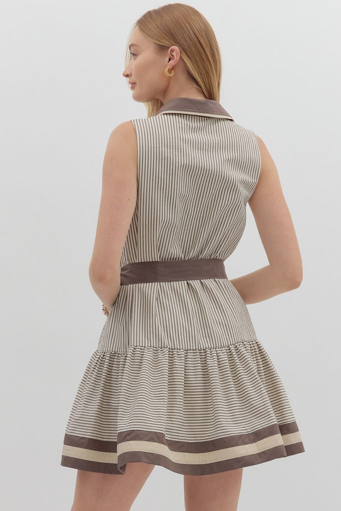 Mocha Muse Dress Clothing Peacocks & Pearls Lexington