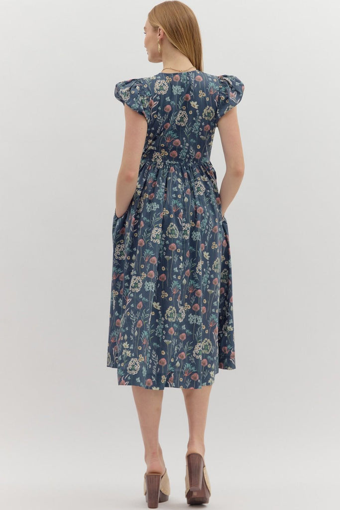 Muted In Midnight Dress Clothing Peacocks & Pearls Lexington