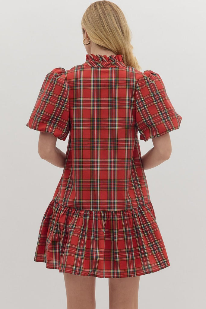 Party In Plaid Dress Clothing Peacocks & Pearls Lexington