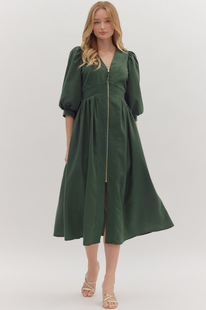 Under The Oaks Midi Dress Clothing Peacocks & Pearls Lexington