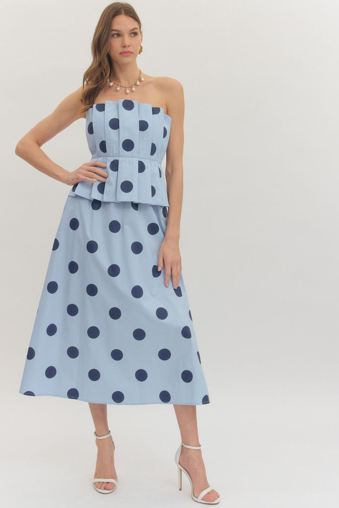The The Charlotte Dot Dress  Peacocks & Pearls Lexington
