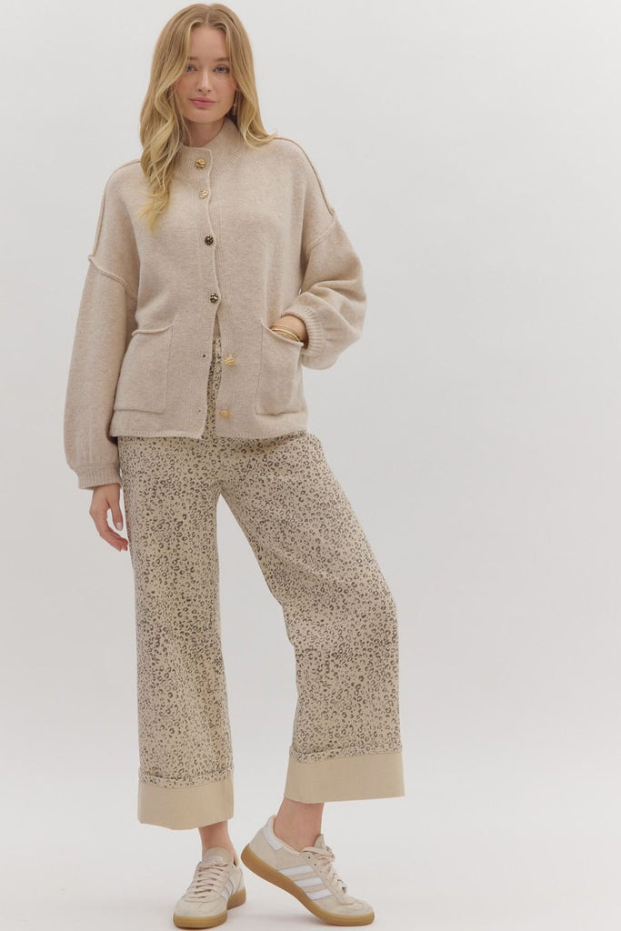 The Gilded Knit Cardigan Clothing Peacocks & Pearls Lexington