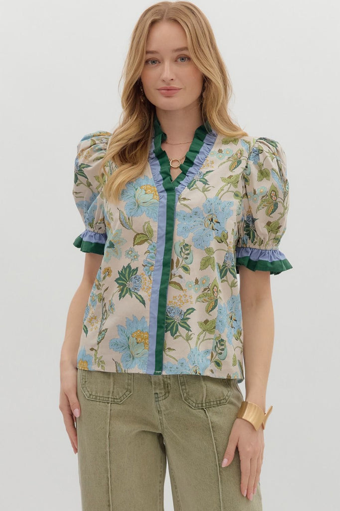 The Ivy Lane Top Clothing Peacocks & Pearls Lexington Cream S
