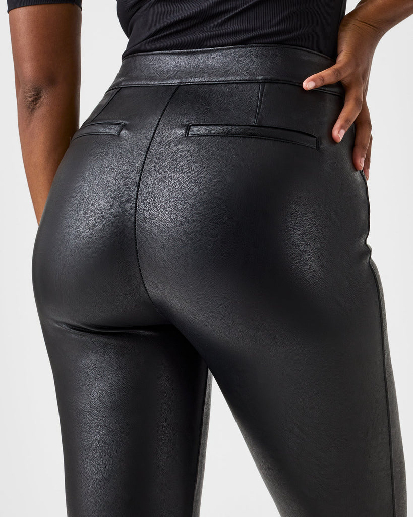Leather-Like Flare Pant Clothing Spanx   