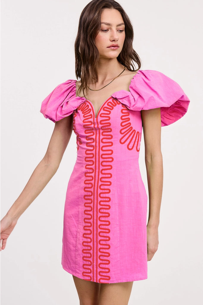 Pink Crush Dress Clothing Peacocks & Pearls Lexington