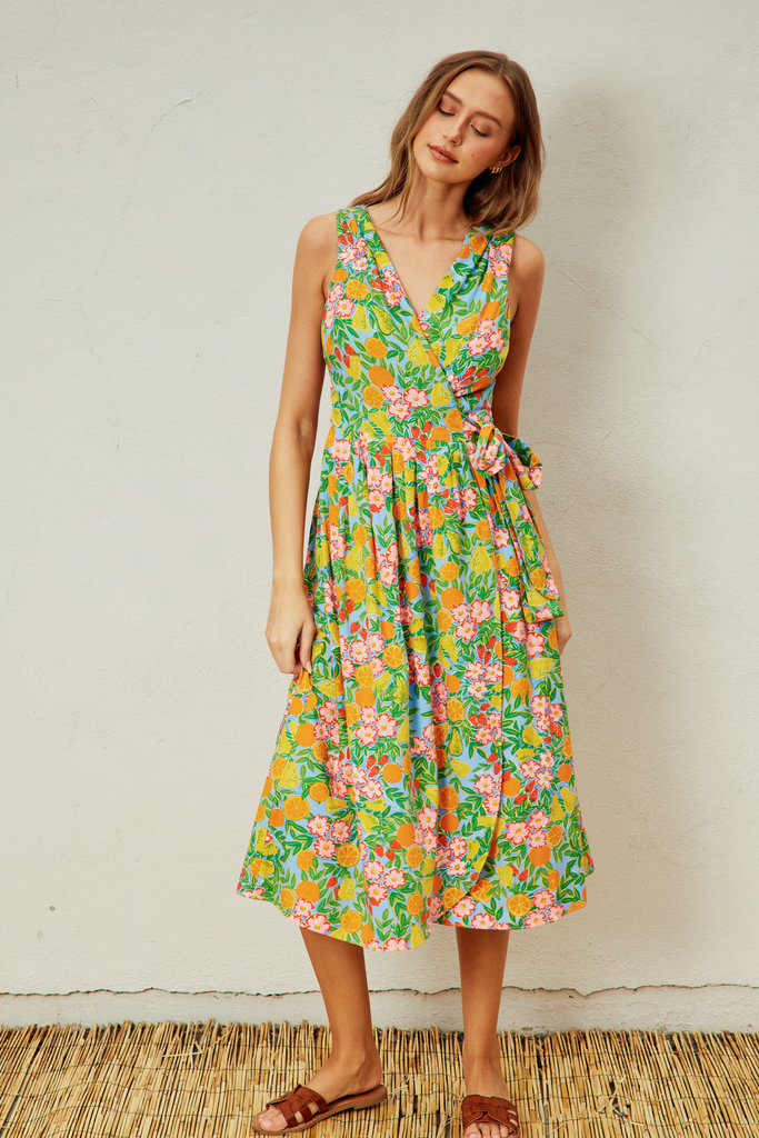 Summer's Garden Midi Dress – Peacocks & Pearls Lexington