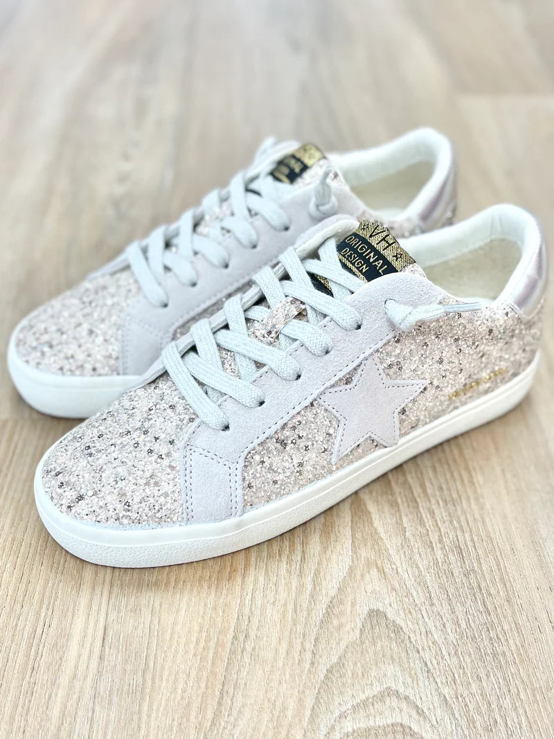 Palmer Silver Glitter Sneaker – Peacocks & Pearls Lexington