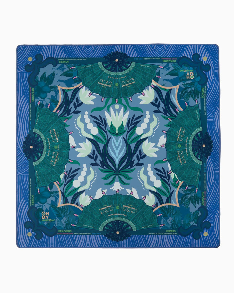 Mahjong Lex Mahjong Mat – Peacocks & Pearls Lexington