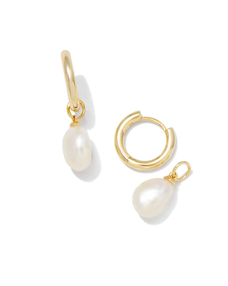 Willa Pearl Huggie Earring Jewelry Kendra Scott   