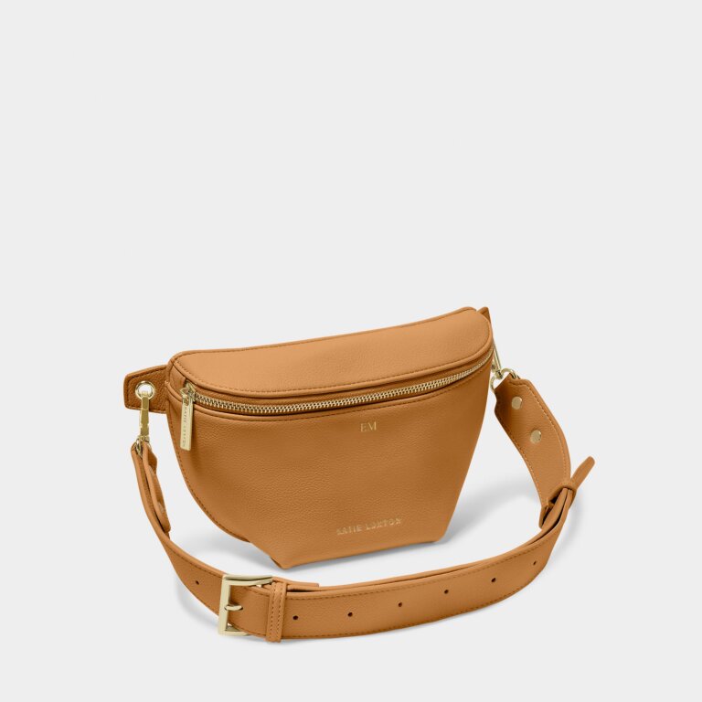 Maya Belt Bag Purse Peacocks & Pearls Lexington Tan  