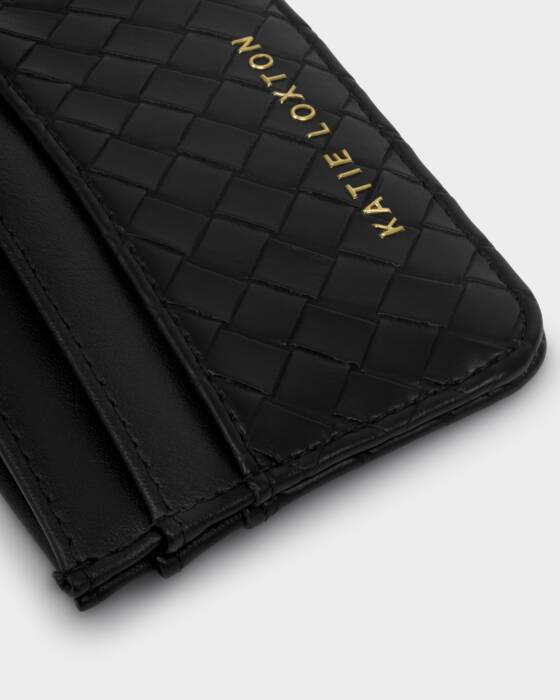 Nova Woven Texture Cardholder Accessory Peacocks & Pearls Lexington