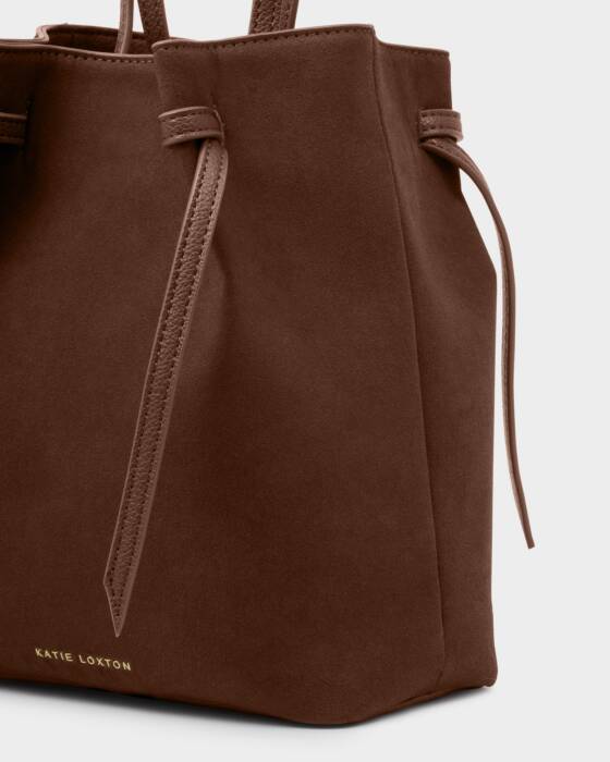 Celina Suedette Bucket Bag Accessory Peacocks & Pearls Lexington