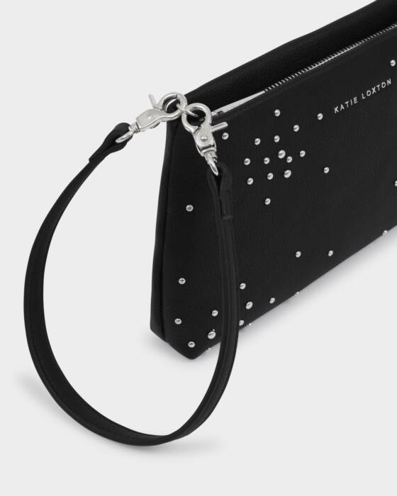 Nova Studded Wristlet Clutch Accessory Peacocks & Pearls Lexington