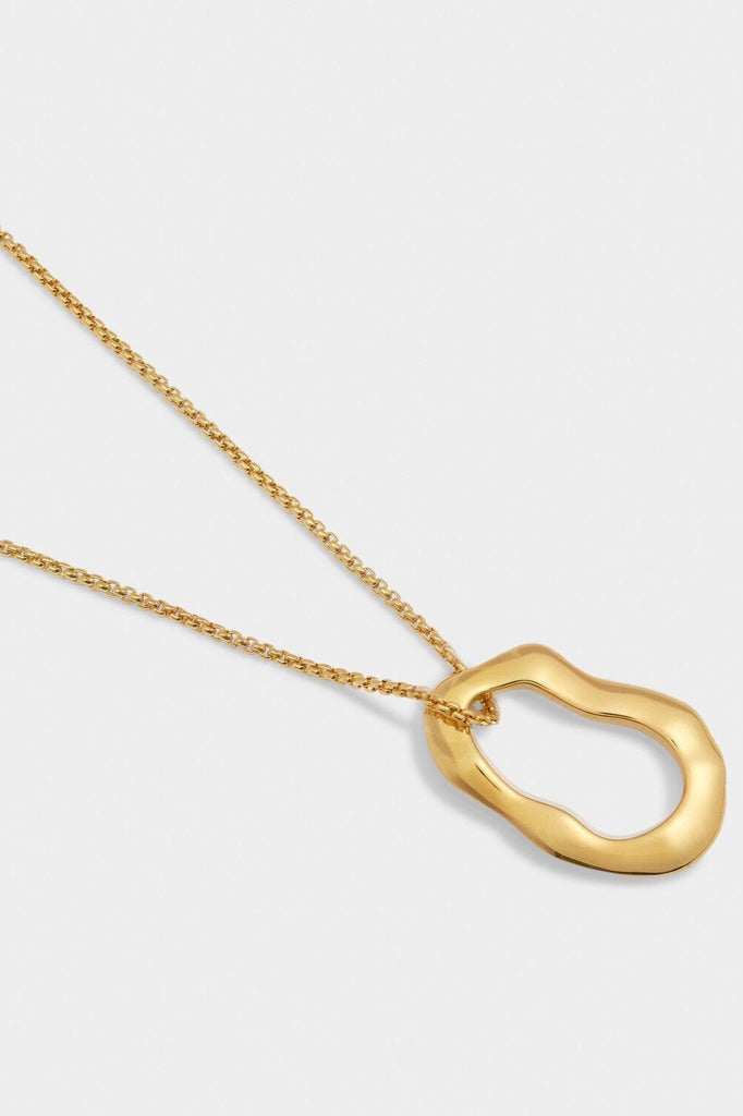 Hera Gold Necklace Jewelry Peacocks & Pearls Lexington   