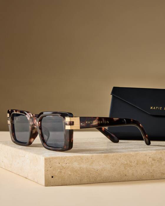 Malibu Rectangle Sunglasses Accessory Peacocks & Pearls Lexington