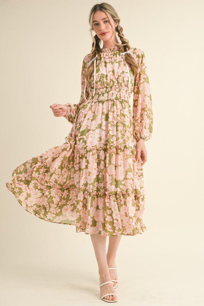 So Sweet Floral Maxi Dress Clothing Peacocks & Pearls Lexington   