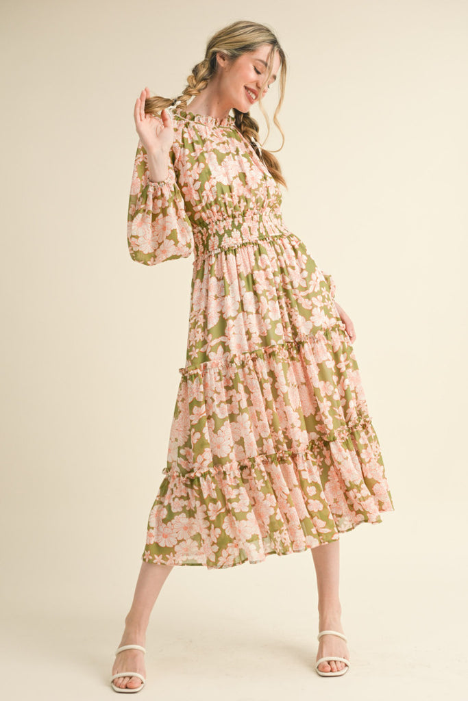 So Sweet Floral Maxi Dress Clothing Peacocks & Pearls Lexington   