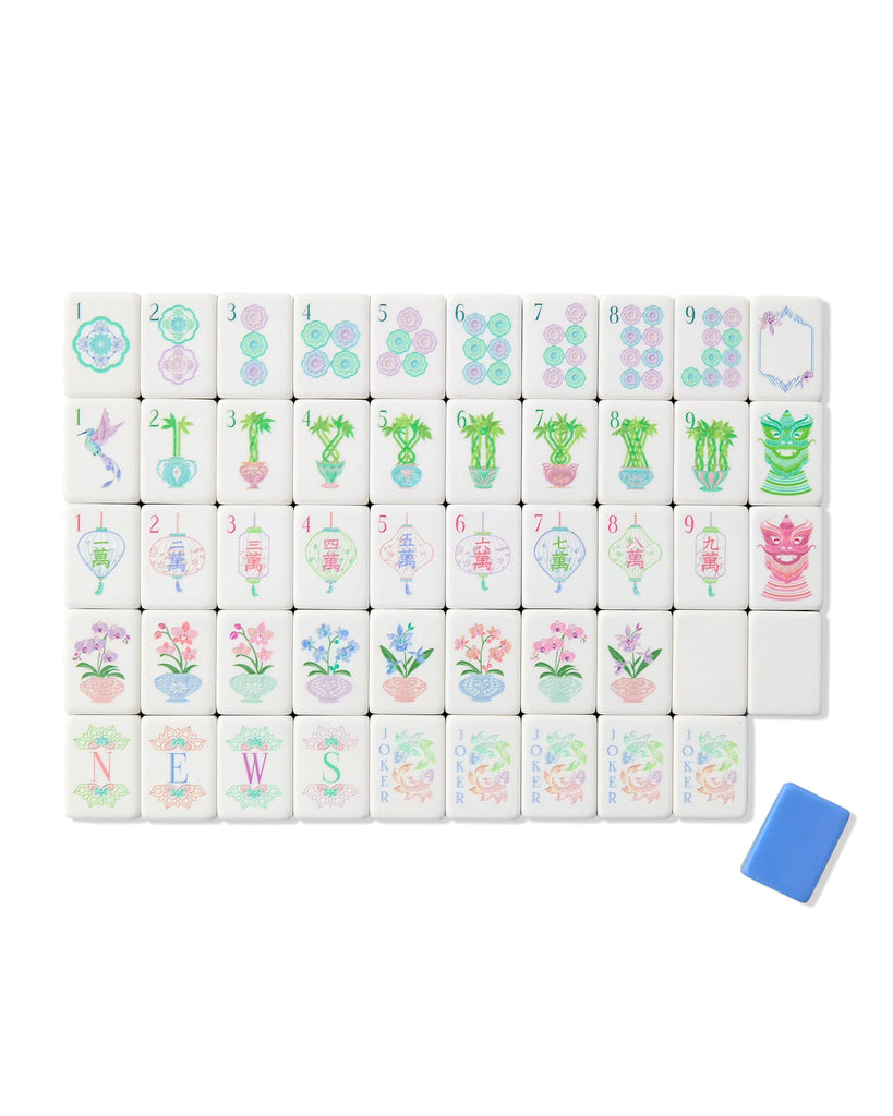 Mahjong Lex Mahjong Tiles – Peacocks & Pearls Lexington