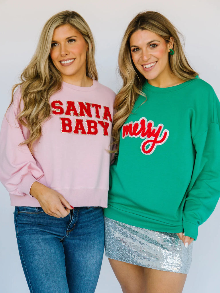 Santa Baby Sweatshirt Clothing Mary Square   