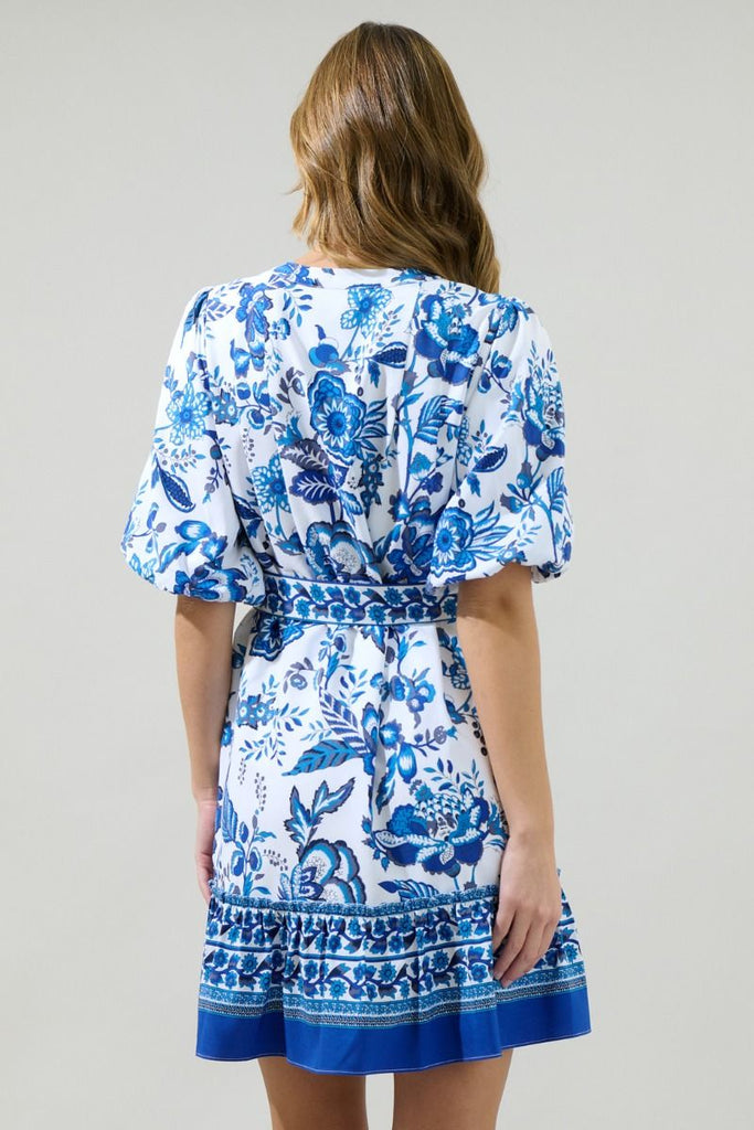 Salema Floral Button-Down Dress Clothing Peacocks & Pearls Lexington   