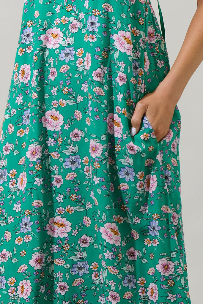 Tali Floral Maxi Dress Clothing Peacocks & Pearls Lexington