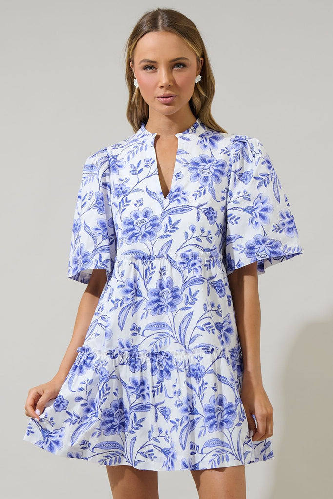 Maeve Floral Shift Dress Peacocks & Pearls Lexington Maeve Floral Shift Dress Peacocks & Pearls Lexington