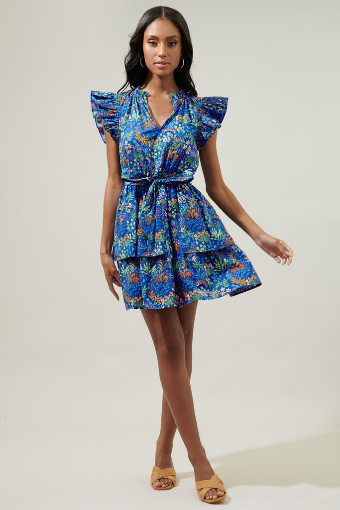 Ruya Floral Marisol Dress Clothing Peacocks & Pearls Lexington   