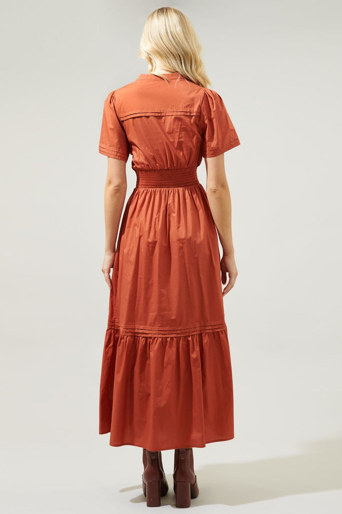 Belraj Poplin Maxi Dress Clothing SugarLips   