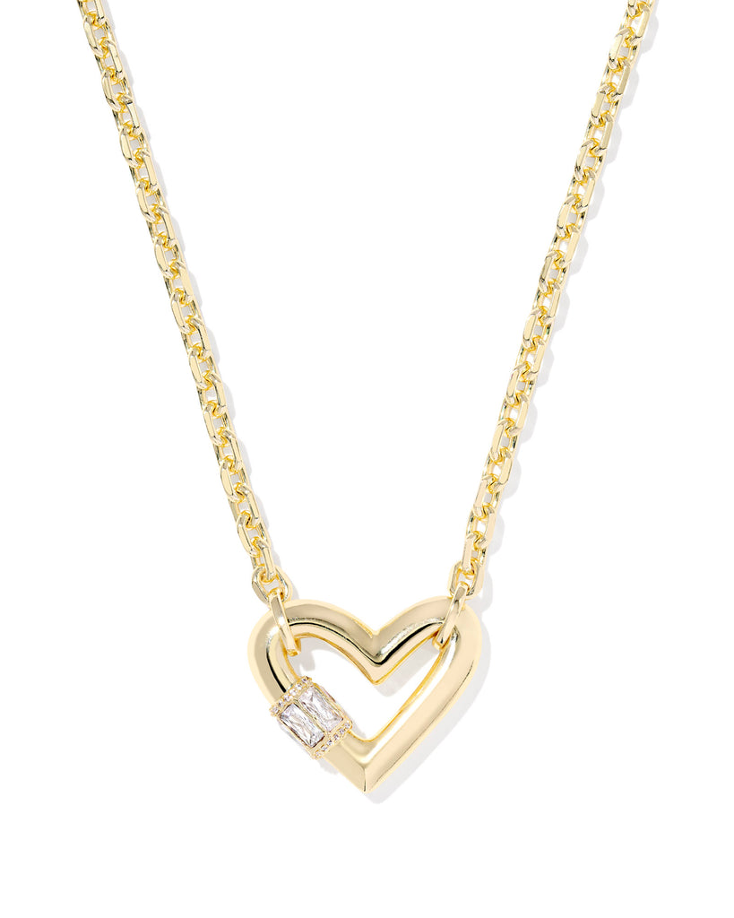 Emery Heart Short Pendent Necklace Jewelry Peacocks & Pearls Lexington