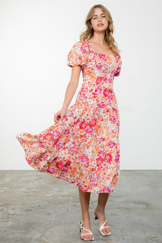 Fresh Blooms Dress Clothing THML   