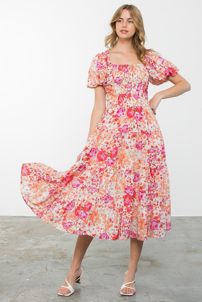 Fresh Blooms Dress Clothing THML   