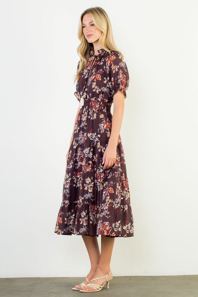 Toffee Blossom Maxi Clothing Peacocks & Pearls Lexington