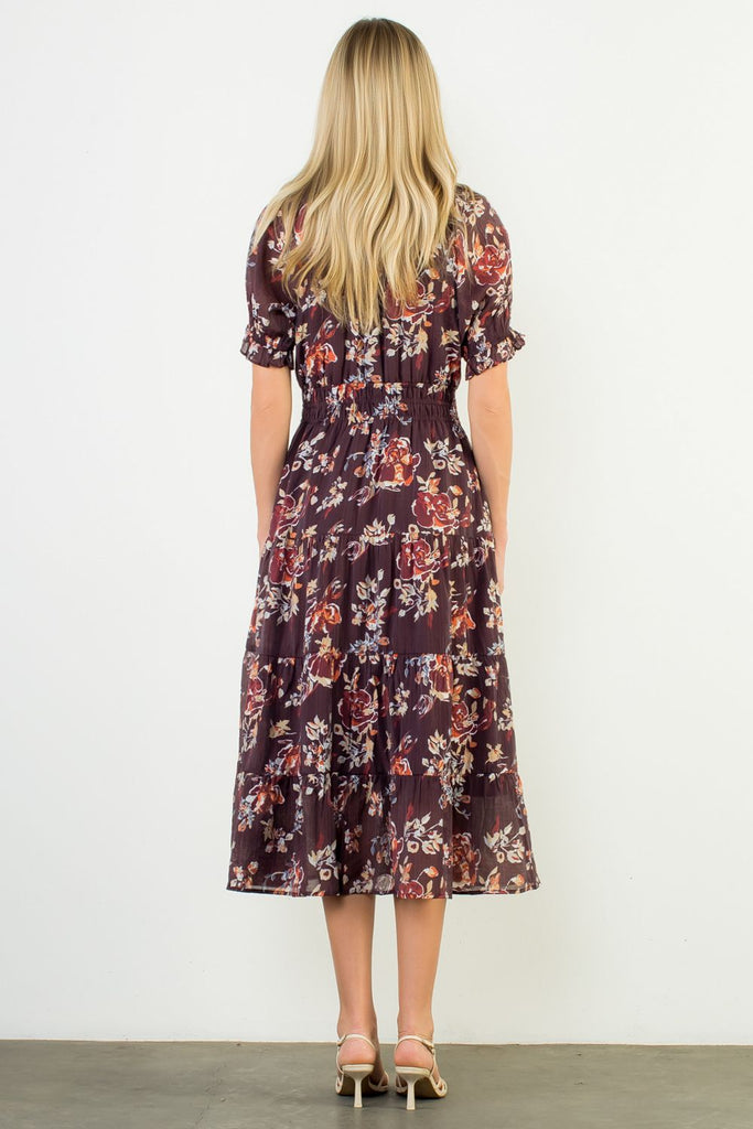 Toffee Blossom Maxi Clothing Peacocks & Pearls Lexington