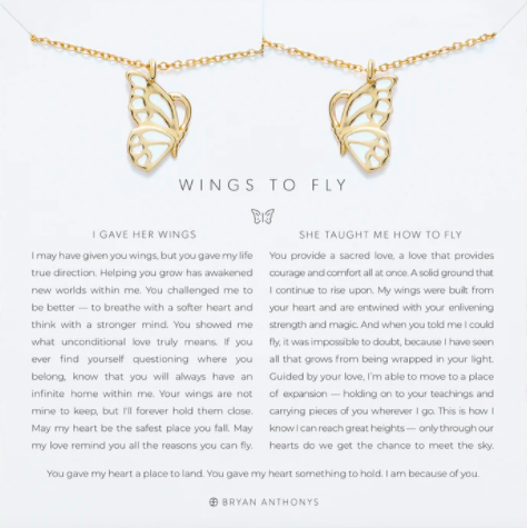 Wings to Fly Necklace Set Jewelry Bryan Anthonys   
