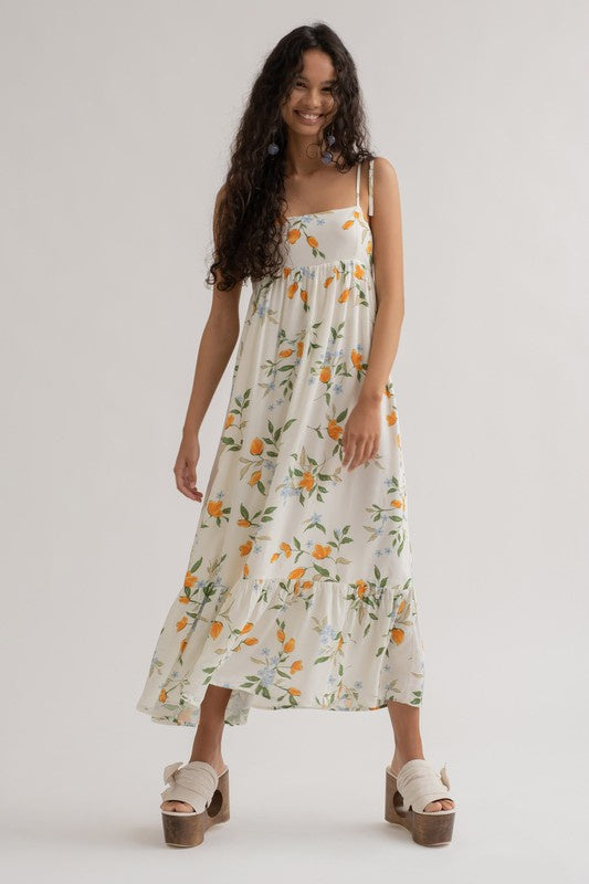 Ivory Multi Floral Babydoll Maxi Dress – Peacocks & Pearls Lexington Ivory Multi Floral Babydoll Maxi Dress – Peacocks & Pearls Lexington